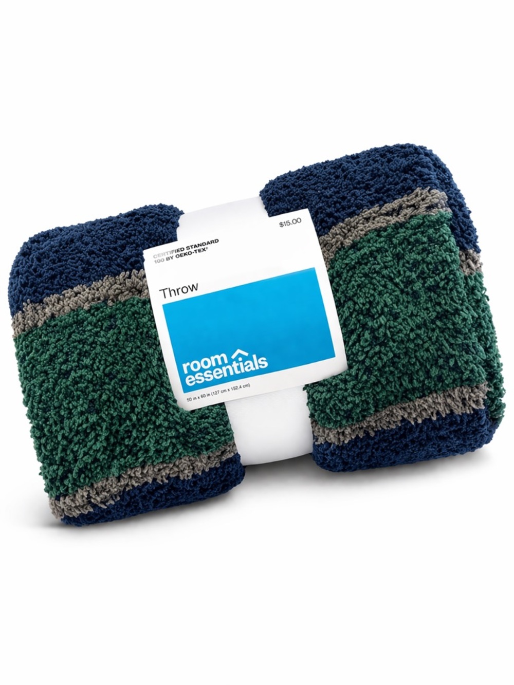 Room Essentials Striped Cozy Throw Blanket